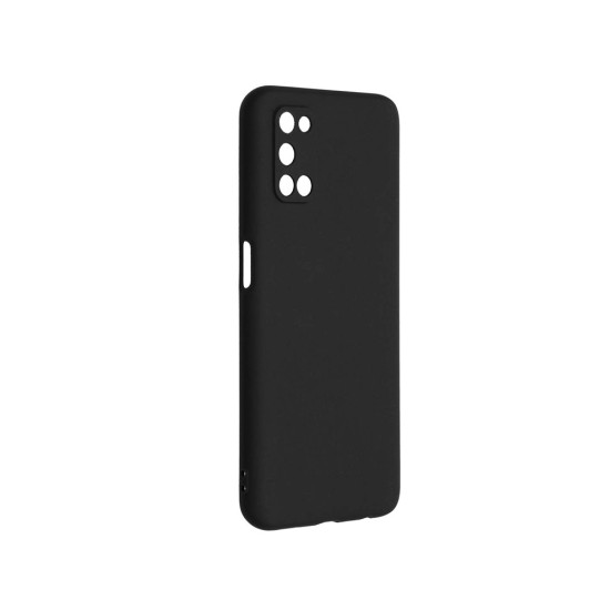 Capa de Silicone com Moldura de Câmera para Oppo A52/A72/A92 Preto